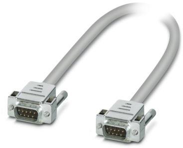 PHOENIX CONTACT-2305583 null Cable Assembly Round 2m 24AWG D-Sub to D-Sub 9 to 9 POS M-M