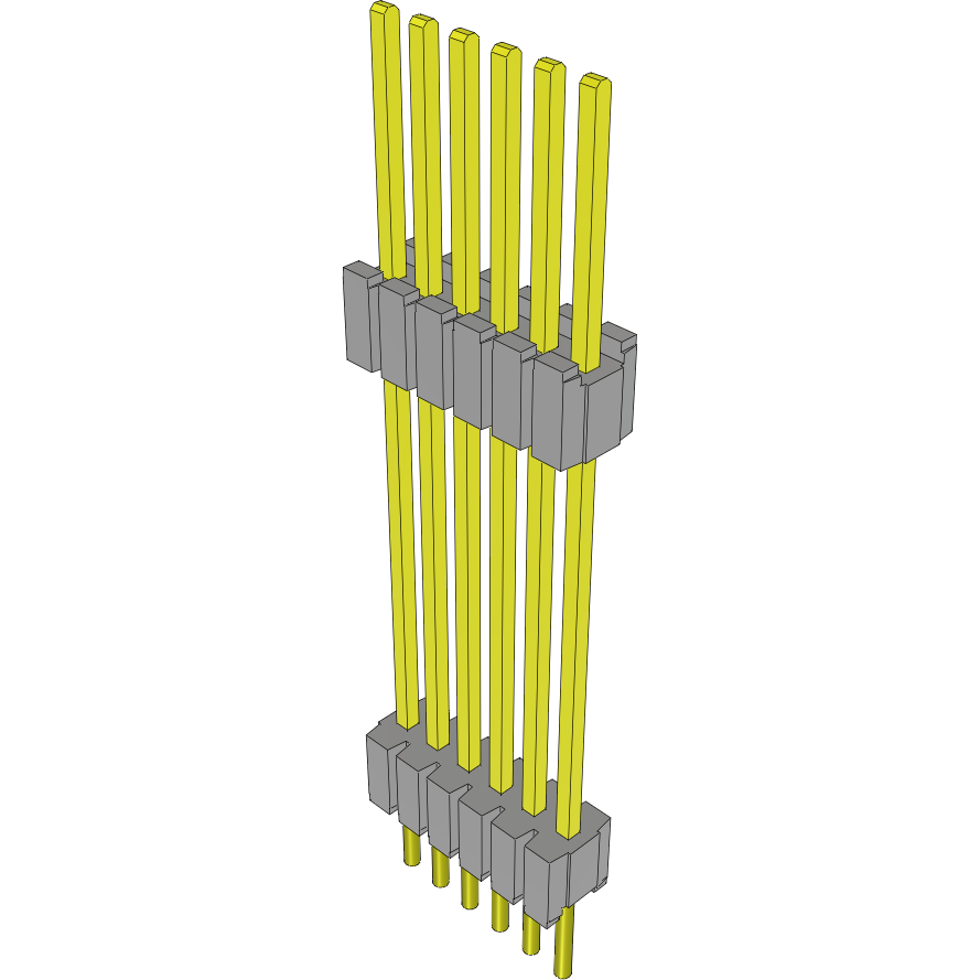 Samtec-DWM-06-61-G-S-686 Steckverbinderleisten und Leiterplattenbuchsen Conn Board Stacker HDR 6 POS 1.27mm Solder ST Thru-Hole Layer
