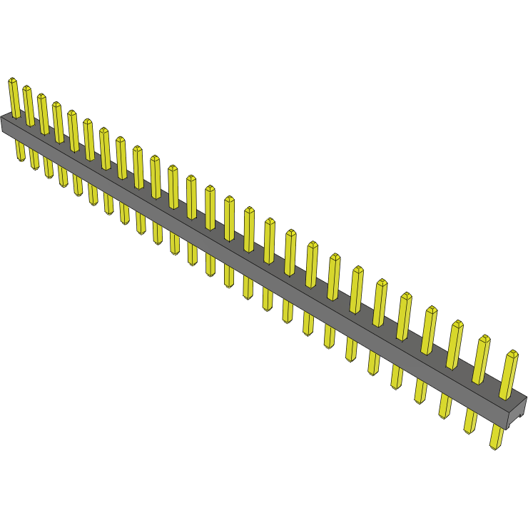 Samtec-TMM-126-02-G-S Steckverbinderleisten und Leiterplattenbuchsen Conn Unshrouded Header HDR 26 POS 2mm Solder ST Top Entry Thru-Hole Bulk