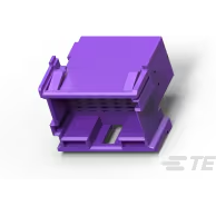 TE Connectivity-1-967629-2 Connector Discrete Wire Housing Conn Housing PL 18 POS 5mm Crimp ST Cable Mount Purple