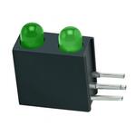 LED Bi-Level Uni-Color Green 575nm 4-Pin Plate