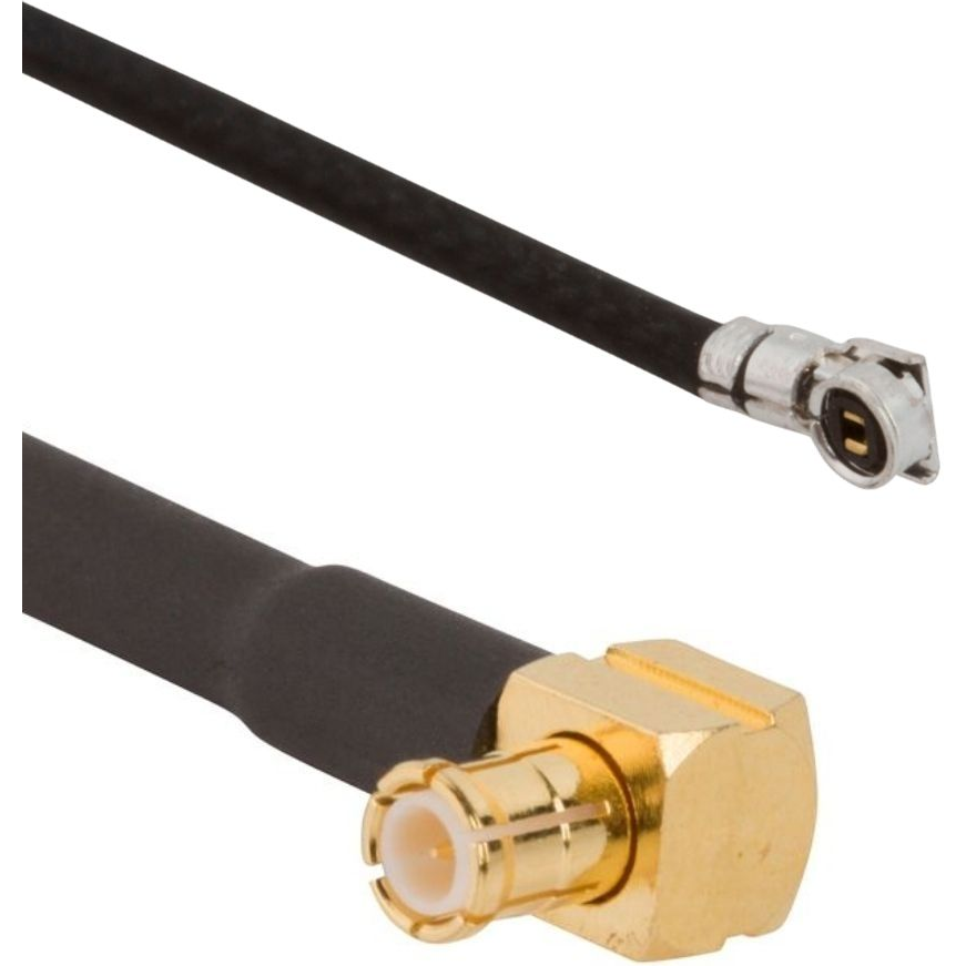 Amphenol-095-900-561-250 Kabelbaugruppen Koaxial Cable Assembly 1.13mm Cable 0.25m MCX to AMC4 PL-PL Bag