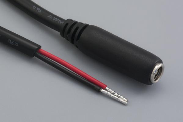 Tensility International-10-02249 Cable Assembly DC Power Cable Assembly 1.83m DC Power Jack 2POS F 24AWG