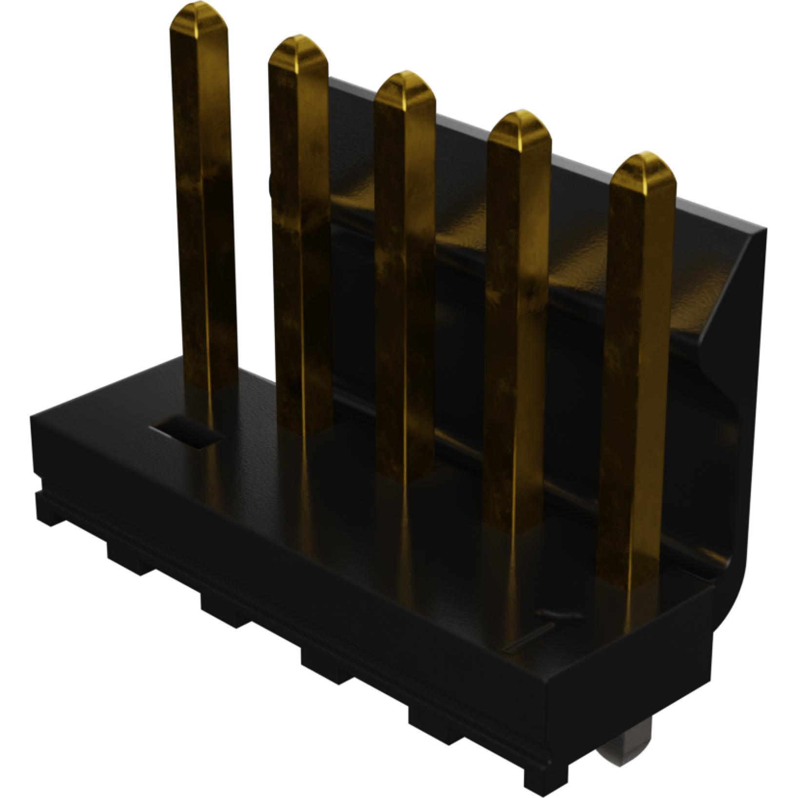 Molex-1718131005 Connector Headers and PCB Receptacles Conn Wire to Board HDR 5 POS 3.96mm Solder ST Thru-Hole KK Bag
