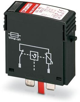 PHOENIX CONTACT-2838843 Überspannungsschutzkomponenten Surge Suppressors 50Hz/60Hz 277VAC Wall Mount Plug-In