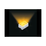 Rohm-SML-010YTT86 LED LED Uni-Color Yellow 585nm 2-Pin Chip 1208(3020Metric) T/R