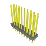 Conn Unshrouded Header HDR 18 POS 2.54mm Solder ST Top Entry Thru-Hole Bulk