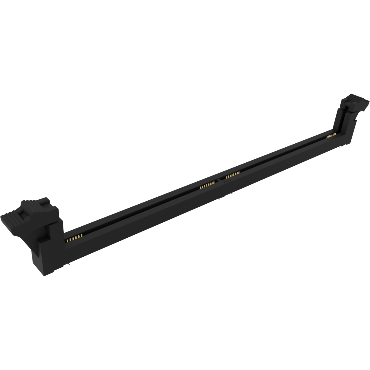 Amphenol Communications Solutions-10151094-1351K13LF Steckverbinder, Buchsen Conn DDR4 DIMM Socket SKT 288 POS 0.85mm Solder ST SMD Tray