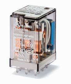 Finder-55.13.9.220.0001 Power Relays Power Relay 220VDC 10A 3PDT(27.7x20.7x35.8)mm THT