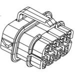 Conn Housing M 6 POS Crimp ST Cable Mount