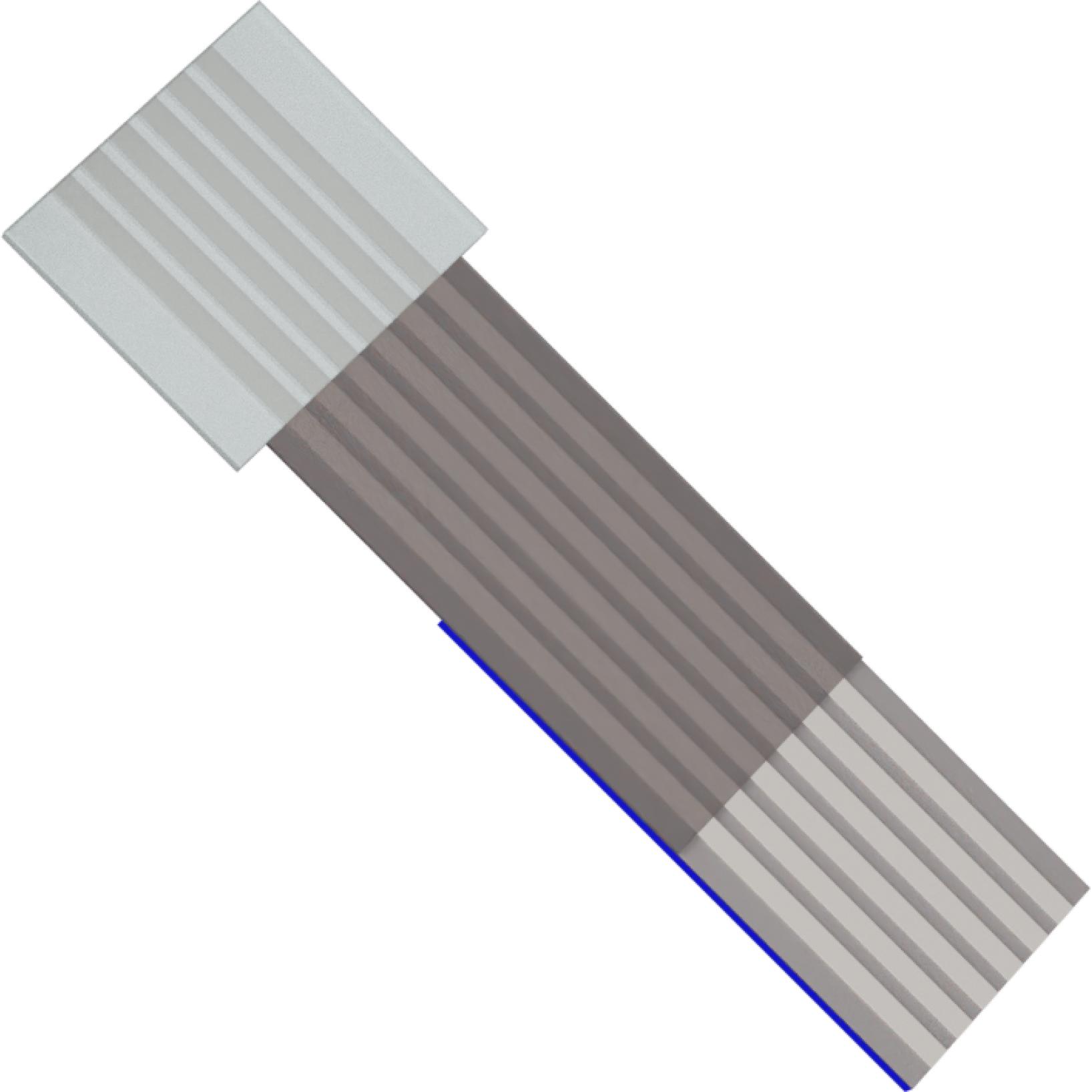 Molex-0153660053 Flachband Kabelbaugruppen Cable Assembly 0.051m 0.5mm 6 to 6 POS Premo Flex FFC Jumper to Premo Flex FFC Jumper M-M Bag