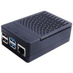 ABS H-Type Black Case for Raspberry Pi 4 B