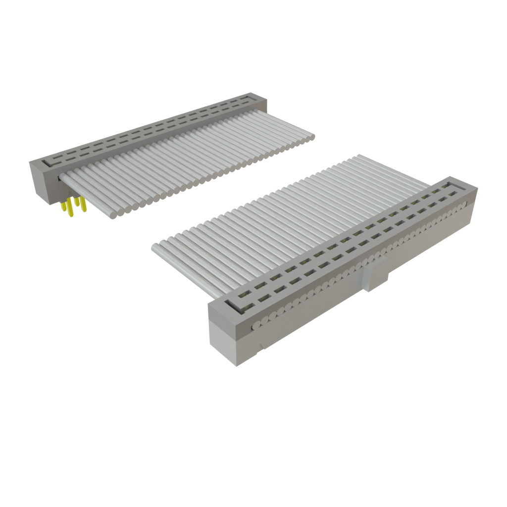 Samtec-TCMD-17-T-05.50-01-N Flachband Kabelbaugruppen Cable Assembly 0.139m 28AWG 1mm 34 to 34 POS IDC Connector to IDC Connector F-M TIGER EYE™