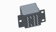 TE Connectivity-TD229-6002P Relè temporizzato Electromechanical Relay 20 to 30VDC 10A DPDT(25.79x25.79x25.4)mm Flange Time Delay Relay