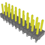 Conn Unshrouded Header HDR 20 POS 2.54mm Solder ST Top Entry Thru-Hole Bulk