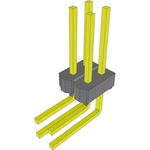 Conn Unshrouded Header HDR 4 POS 2.54mm Solder RA Side Entry Thru-Hole Bulk