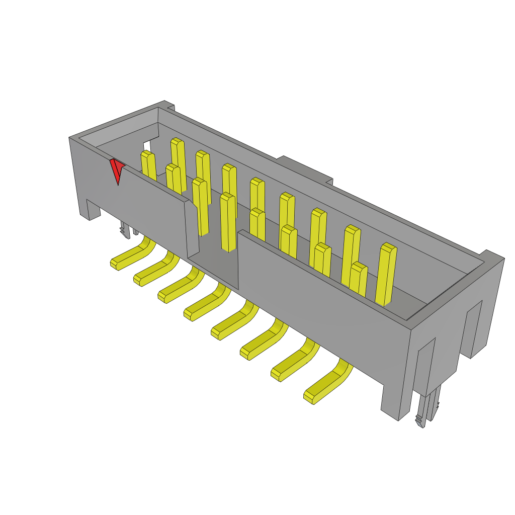 Samtec-STMM-108-02-L-D-SM-LC Steckverbinderleisten und Leiterplattenbuchsen Conn Shrouded Header HDR 16 POS 2mm Solder ST SMD Tube