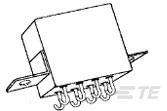 TE Connectivity-M83536/2-023M Power Relays Power Relay 28VDC 5A DPDT(32.57x10.41x16.26)mm Chassis