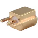 HUBER+SUHNER-82_MCX-S75-0-2/111_NE Connettore RF Conn MCX 0Hz to 6GHz 75Ohm Solder ST Edge Mount F Gold Over Nickel Phosphorus/Gold Single