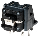 C&K-ITS40FV1ST Tastschalter Switch Tactile OFF Mom SPST Button PC Pins 0.05A 12VDC 50000Cycles 1.57N Thru-Hole Tray