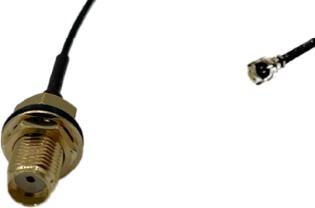 ADAM TECH-CA-DKCA0-305L0-AJI0-O Assemblaggio cavo coassiale Cable Assembly 1.13mm Cable 0.305m IPEX to SMA F-PL Bag