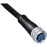 Molex-1200270068 null Cable Assembly Circular UL 2464 5m 24AWG M8 Circular 3 POS F