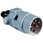 Littelfuse-00519100 Steckverbinder, rund Connector, 7-Pole Plastic Body Plugs