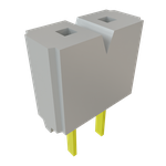 Conn Socket Strip SKT 2 POS Solder ST Thru-Hole Bulk