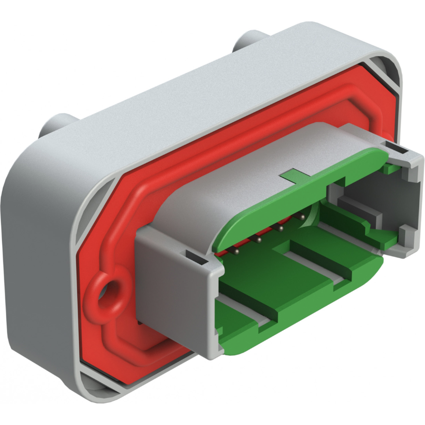 Amphenol-ATM13-12PC-BM03 Piastre connettori e prese PCB Conn Wire to Board HDR 12 POS 4.2mm Solder RA Side Entry Thru-Hole Tray