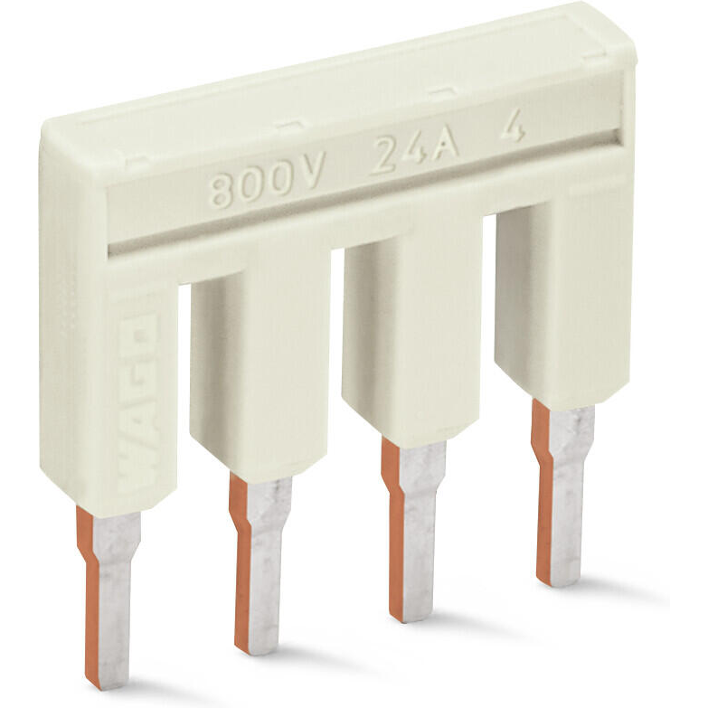 WAGO-2002-404 跳线及分流连接器 Conn Jumper Bar M 4 POS ST Bag