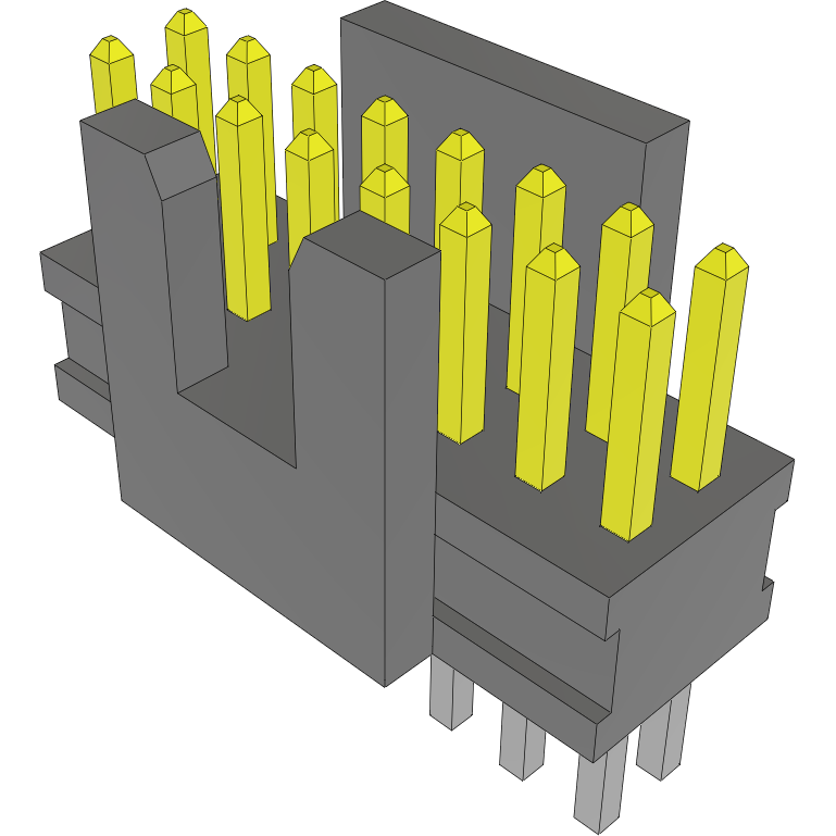 Samtec-FTSH-108-01-L-D-K Steckverbinderleisten und Leiterplattenbuchsen Conn Unshrouded Header HDR 16 POS 1.27mm Solder ST Top Entry Thru-Hole Tube