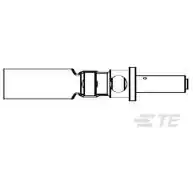 TE Connectivity-601063-000 Connector Contact Contact PIN 16 Size Solder ST Cable Mount 16-20AWG