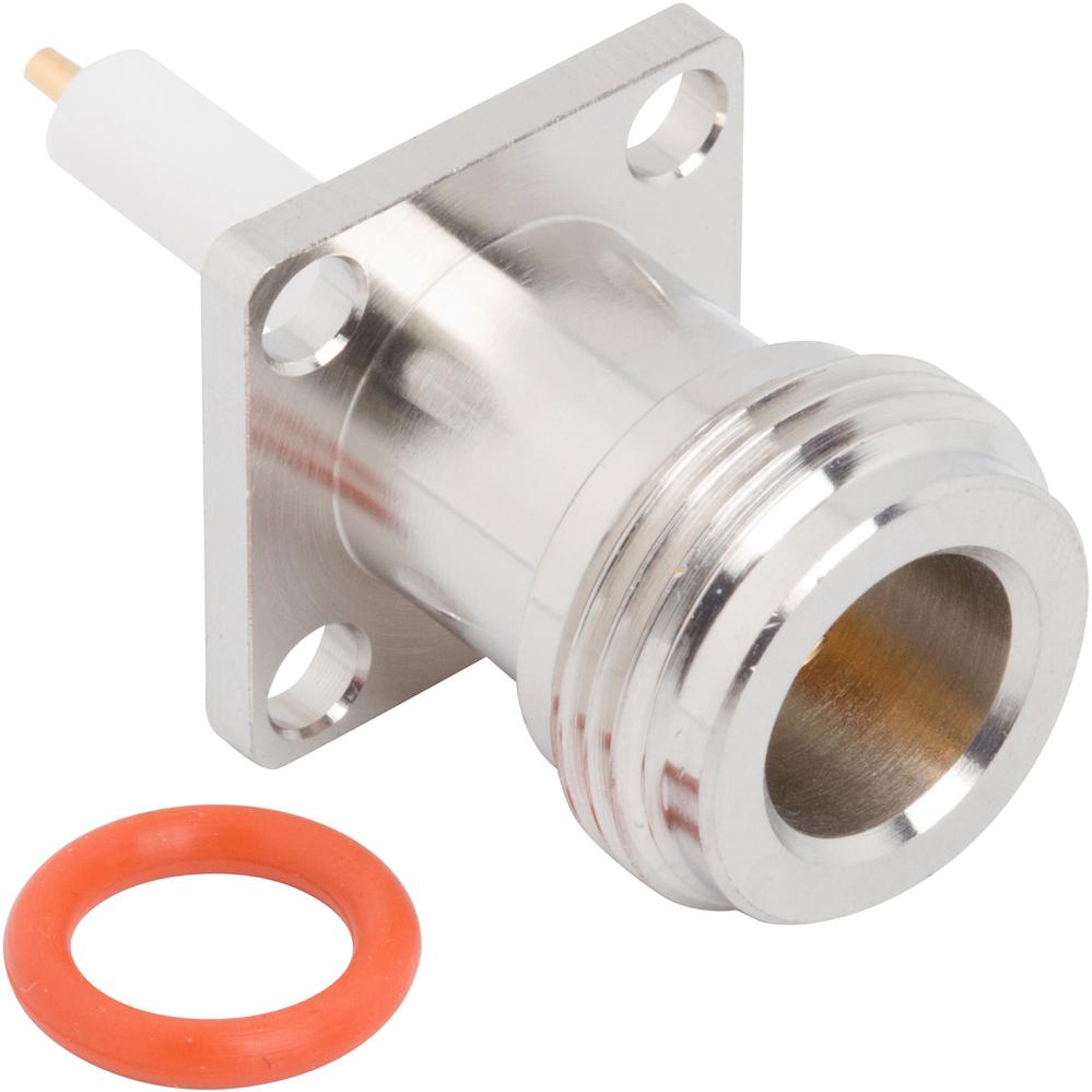 Amphenol RF-172224-13 射频连接器 Conn Type N 0Hz to 11GHz 50Ohm Solder ST Flange Mount RCP Gold