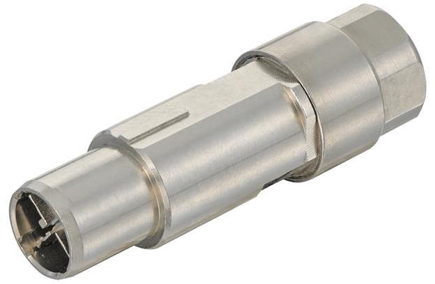 HARTING-09148811806 Steckverbinder, rund Han M12 Crimp X-coded male met union nut