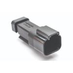 Conn Housing RCP 2 POS Crimp ST Cable Mount Black