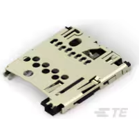TE Connectivity-2201778-1 Raccordement de carte mémoire Conn Memory Card SKT 8 POS 1.1mm Solder RA SMD 0.5A/Contact T/R