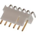 Conn Wire to Board HDR 6 POS 2.54mm Solder RA Side Entry Thru-Hole KK Bag