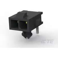 TE Connectivity-2-1445098-2 Steckverbinderleisten und Leiterplattenbuchsen Conn Wire to Board HDR 2 POS 3mm Solder RA Side Entry Thru-Hole Tray