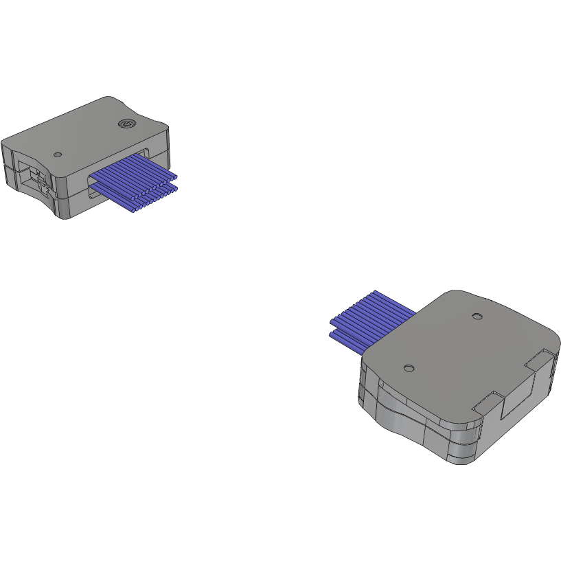 Samtec-ERCD-013-08.00-TEU-SBR-1-D Kabelbaugruppen Koaxial Cable Assembly Coaxial 0.2m 34AWG Board to Board to Board to Board F-M EDGE RATE® Bag