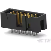 TE Connectivity-1761681-5 Embases de raccordement et réceptacles PCB Conn Shrouded Header (4 Sides) HDR 14 POS 2.54mm Solder ST Top Entry Thru-Hole Package