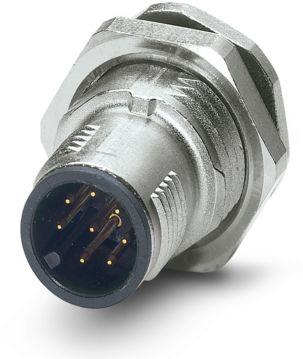 PHOENIX CONTACT-SACC-DSI-MS-8CON-L180 SCO Sensor Accessories Sensor/actuator flush-type plug, 8-pos., M12 SPEEDCON, rear/screw mounting with Pg9 thread, with straight solder connection