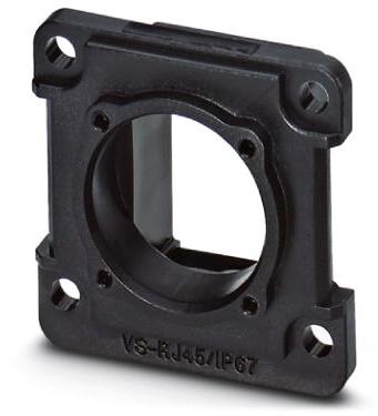 PHOENIX CONTACT-VS-08-A-RJ45/MOD-1-IP67-BK 连接器配件 Connector Accessories Frame Straight Polyamide Black