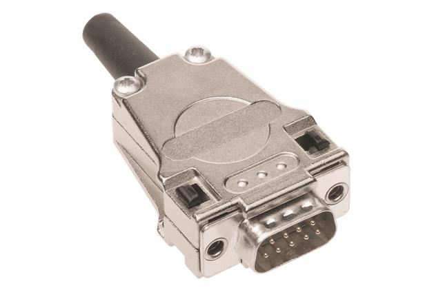 HARTING-09670090322 Schrumpfbalgenadapter Shell Housing 180° E Shell Size Metal Threaded