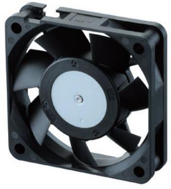 MinebeaMistumi – NMB Technologies-06015VA-24L-AT-00 Blowers and Fans DC Fan Axial Ball Bearing 24V 10V to 27.6V 14.48CFM 28.5dB 60 X 60 X 15mm