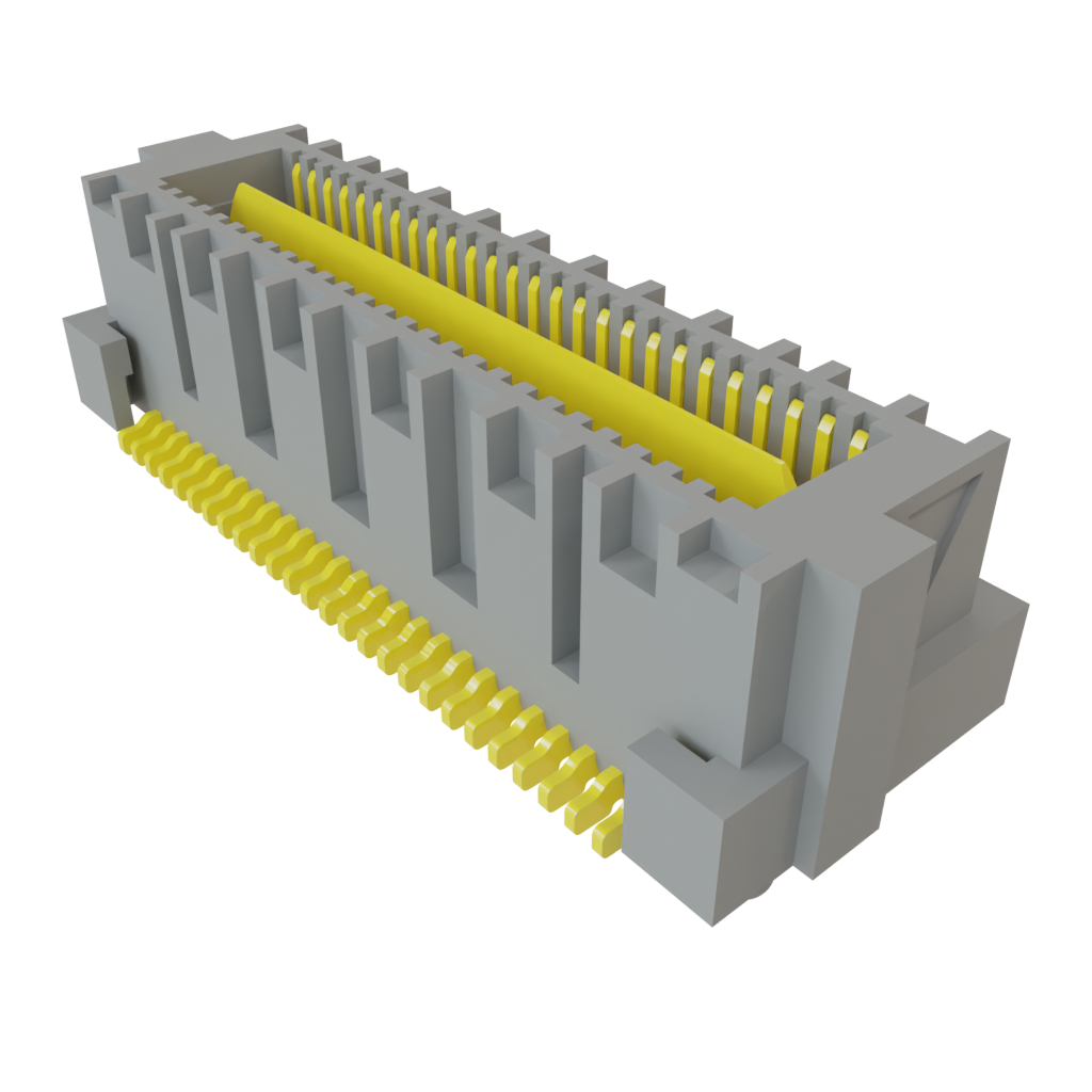 Samtec-QMS-026-05.75-H-D-A Connector Headers and PCB Receptacles Conn Micro High Speed Terminal Strip HDR 52 POS 0.635mm Solder ST Top Entry SMD Q2™ Tray