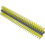 Conn Unshrouded Header HDR 58 POS 2.54mm Solder RA Side Entry Thru-Hole Bulk