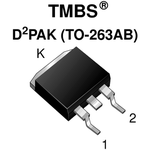 Diode Schottky 45V 20A 3-Pin(2+Tab) TO-263AB Tube