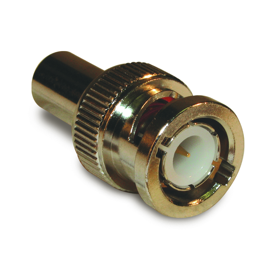 Amphenol RF-202103 RF-Steckverbinder Conn BNC Terminator 0Hz to 0.5GHz 50Ohm ST Cable Mount PL Gold