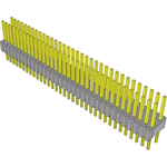Conn Unshrouded Header HDR 68 POS 1.27mm Solder ST Top Entry Thru-Hole Tube