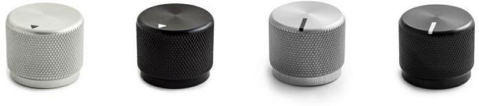 Kilo International-OEJL-50-1-7 Control Knobs Control Knob, Knurl/Round Clear Line